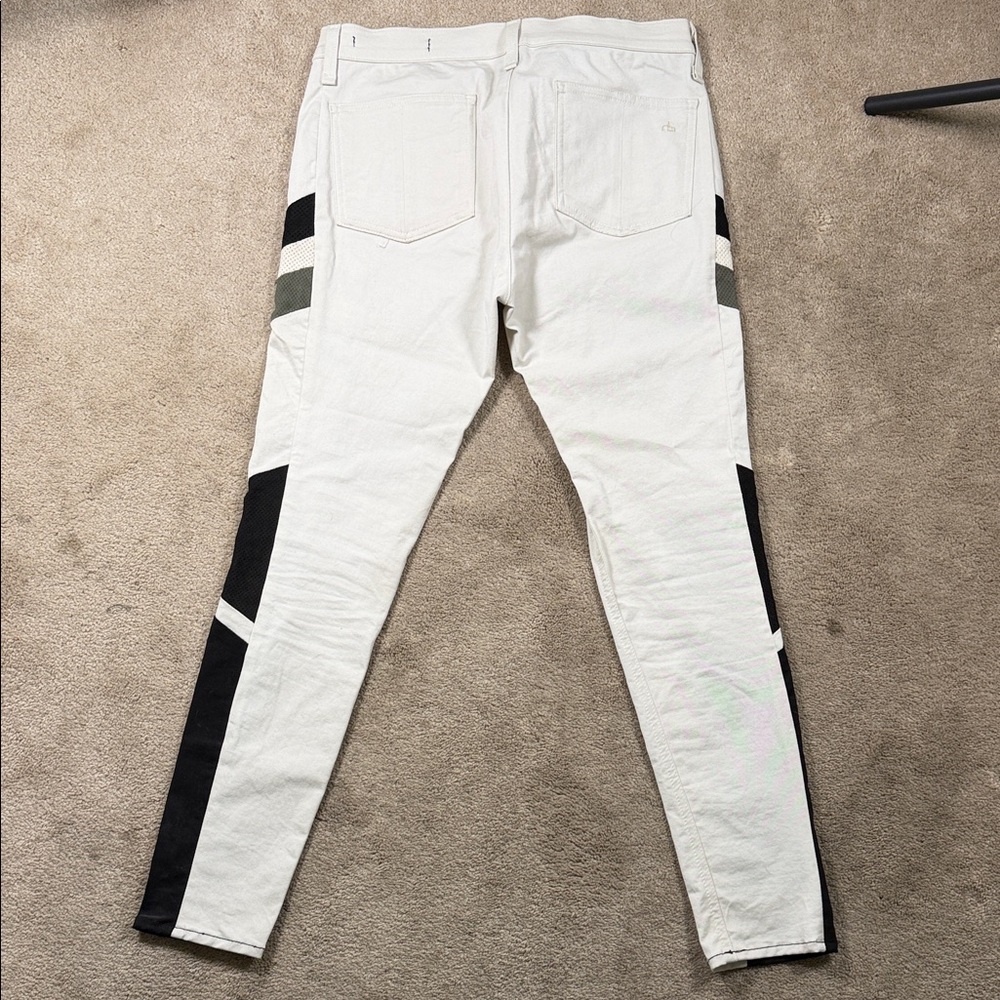 Rag & Bone White and Black Skinny Jeans - Picture 8 of 9